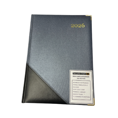 Picture of TLC Diary A4 DTP Silver 2026