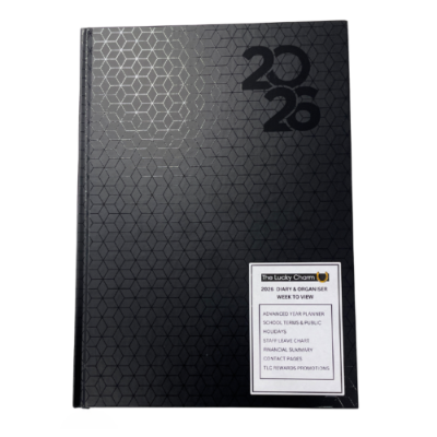 Picture of TLC Diary A4 WTV Spot Black 2026