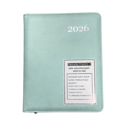 Picture of TLC Diary A5 Wiro WTV Pistachio 2026