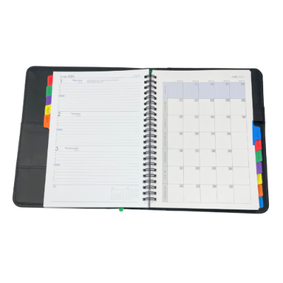 Picture of TLC Diary A5 Wiro WTV Pistachio 2026