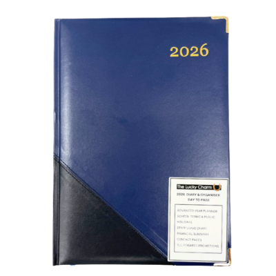 Picture of TLC Diary A4 DTP Blue 2026