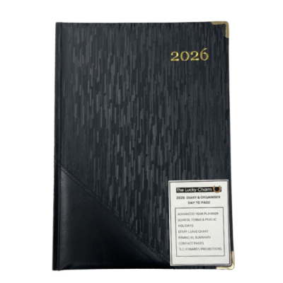 Picture of TLC Diary A4 DTP Black 2026